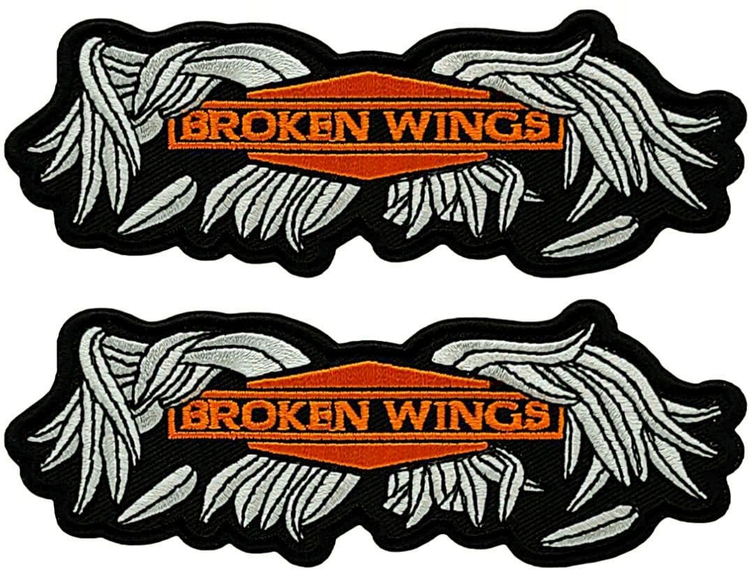 Amazon.com: Broken Wings Embroidered Harley Biker Chopper