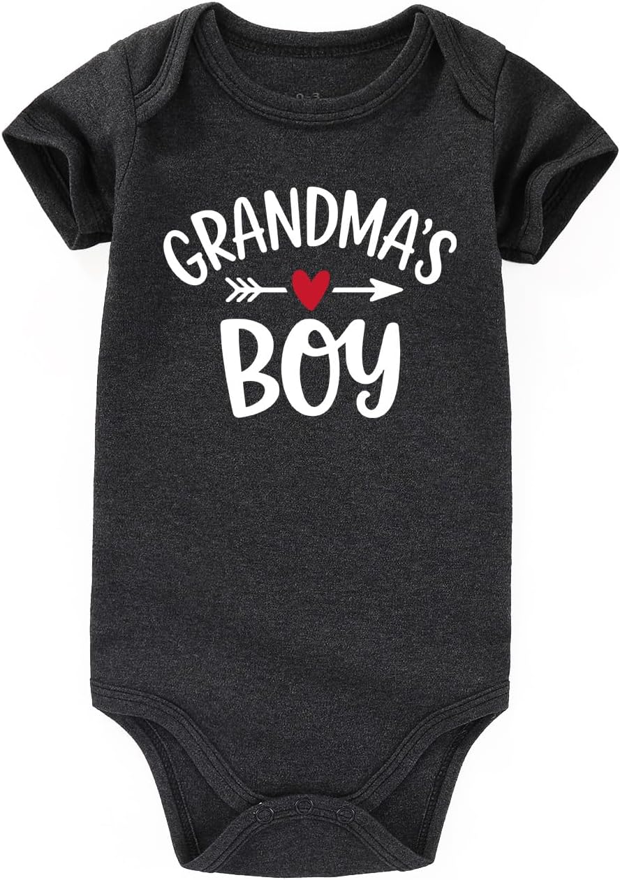 grandma's boy baby clothes grandma boy's clothing boy Bodysuits