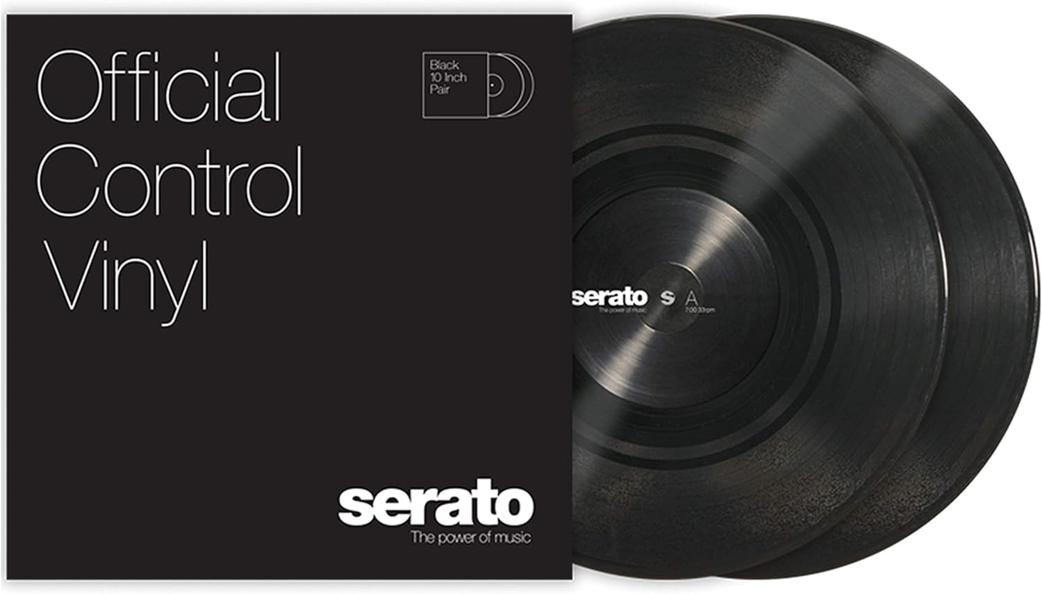 10" Serato Standard Colors (Pair) BLACK