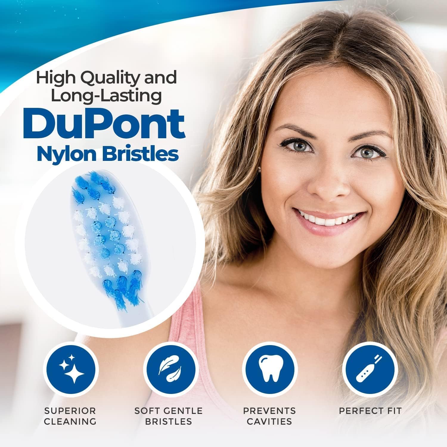 Pop Sonic Electric Toothbrush (Blue Bubbles + 8 Brush Heads) - Travel Toothbrushes w/AAA Battery | Kids Electric Toothbrushes with 2 Speed & 15,000-30,000 Strokes/Minute, Dupont Nylon Bristles