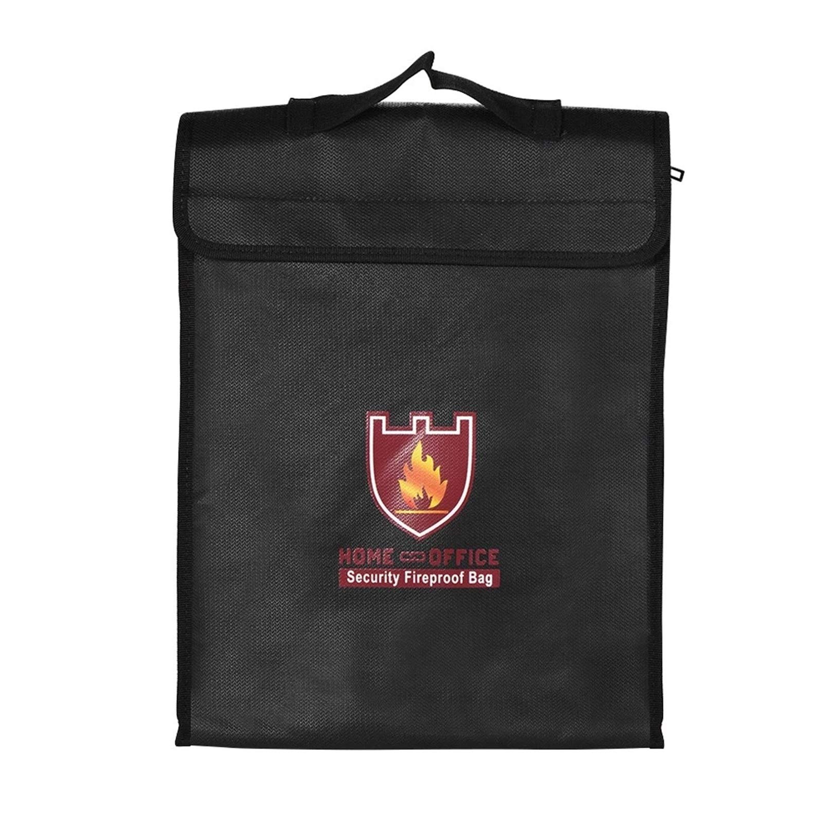 Eqnsmdtgz Noir Fireproof Document Box Fireproof Money Document File Bag For Passports, Legal Files And Valuables