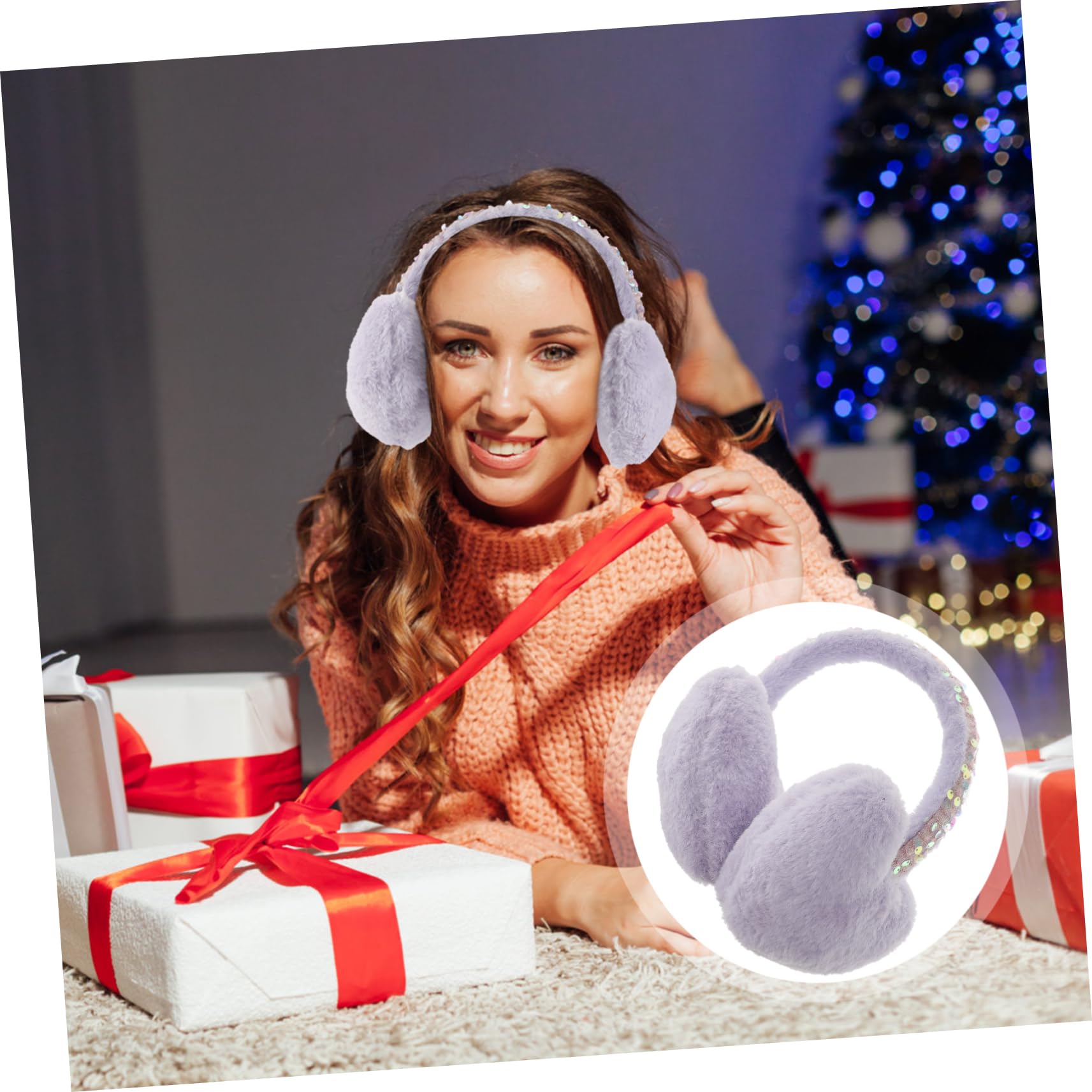 4piezas Earmuffs Unisex De Invierno Diseño De Protección Térmica Para Orejas Para Actividades y Fríos Color Aleatorio