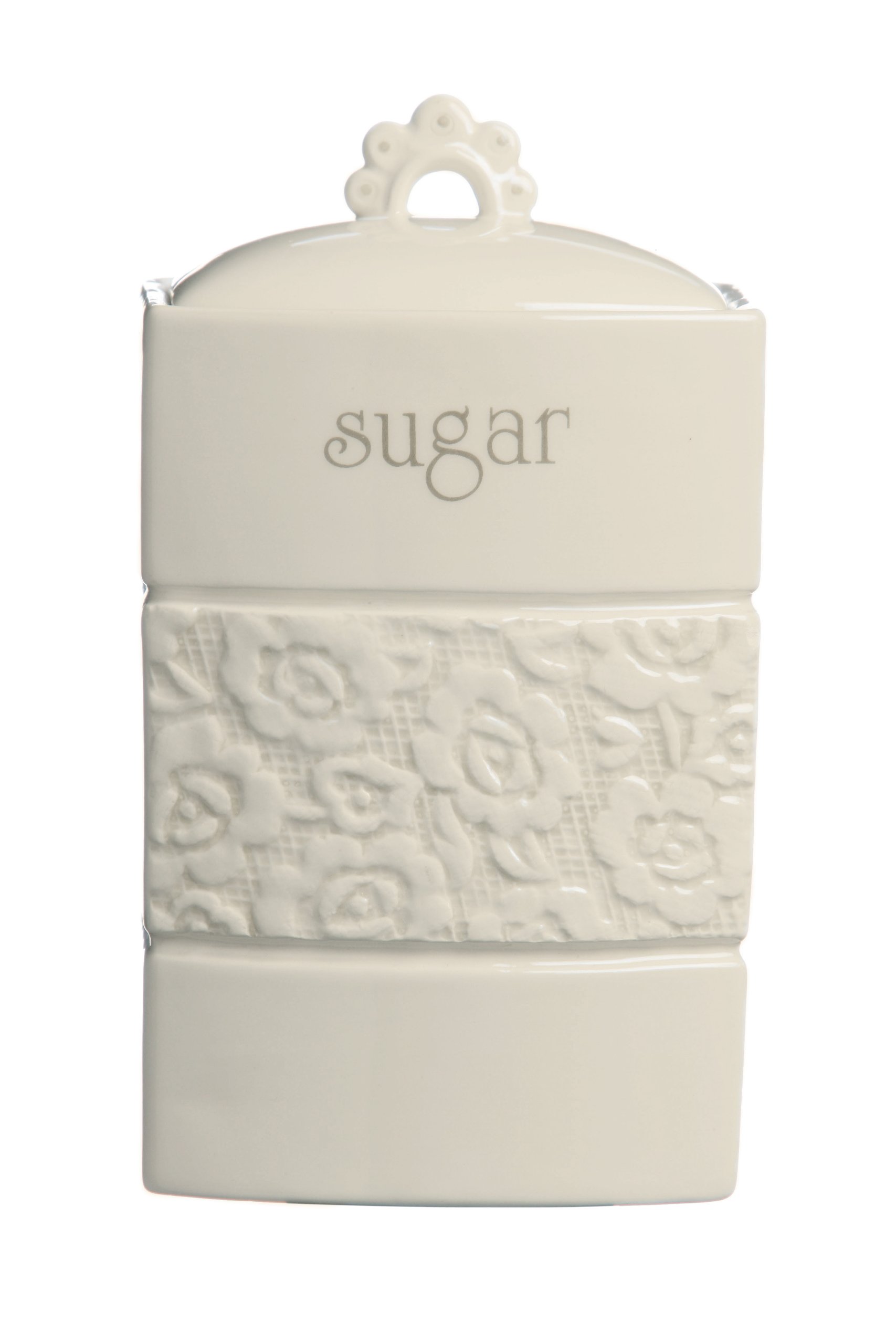 Premier Cream Housewares Georgia Sugar Canister, 20 Cm