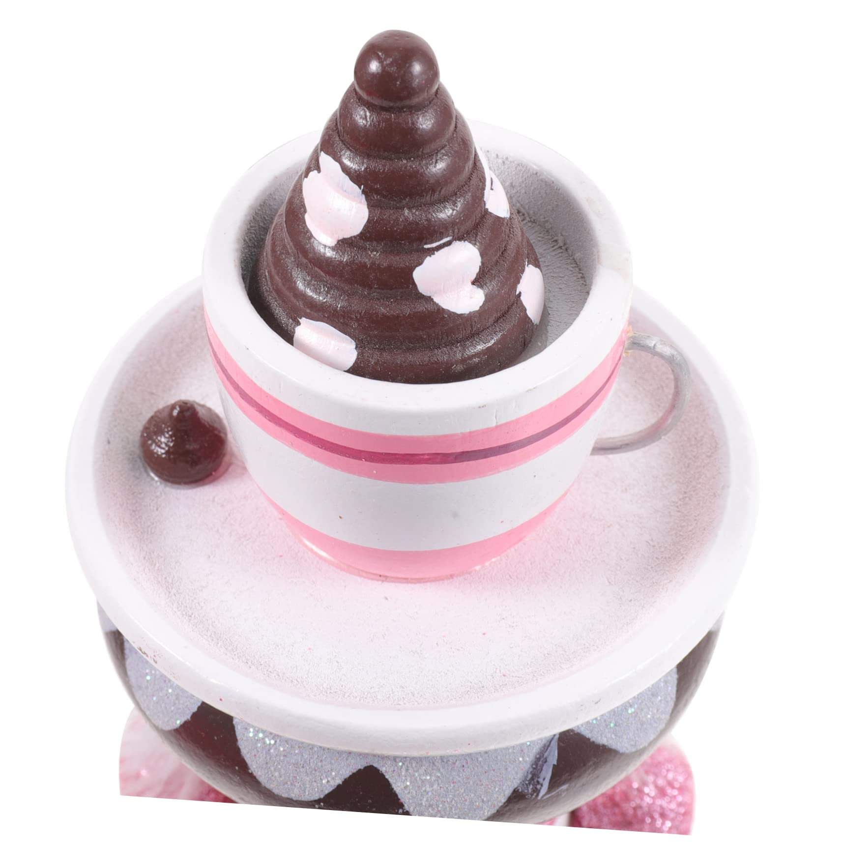 PRETYZOOM 5 Pièces Marionnettes Casse-Noisette Decoration Noel Decoration de Noel Casse-Noix de Jouets d'extérieur décor Jouet Casse-Noisette Ornement de Casse-Noisette de gâteau