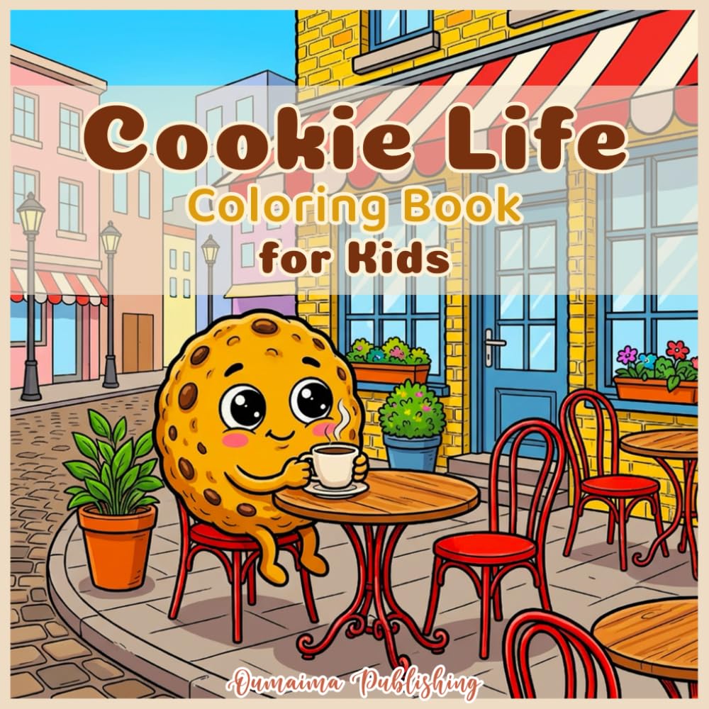 Cookie Life Coloring Book for Kids: Cookie-Themed Coloring Book for Kids (Sweet Treats Life)