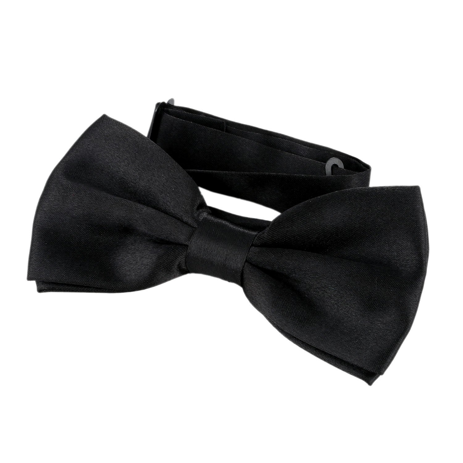 DonDon Set de 10 Pajarita para hombre de 12 x 6 cm ajustable y lista para usar
