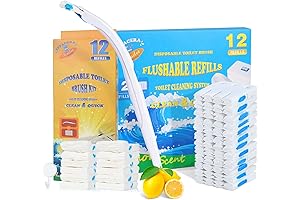 Effacera Disposable Scrubber Toilet Brush System