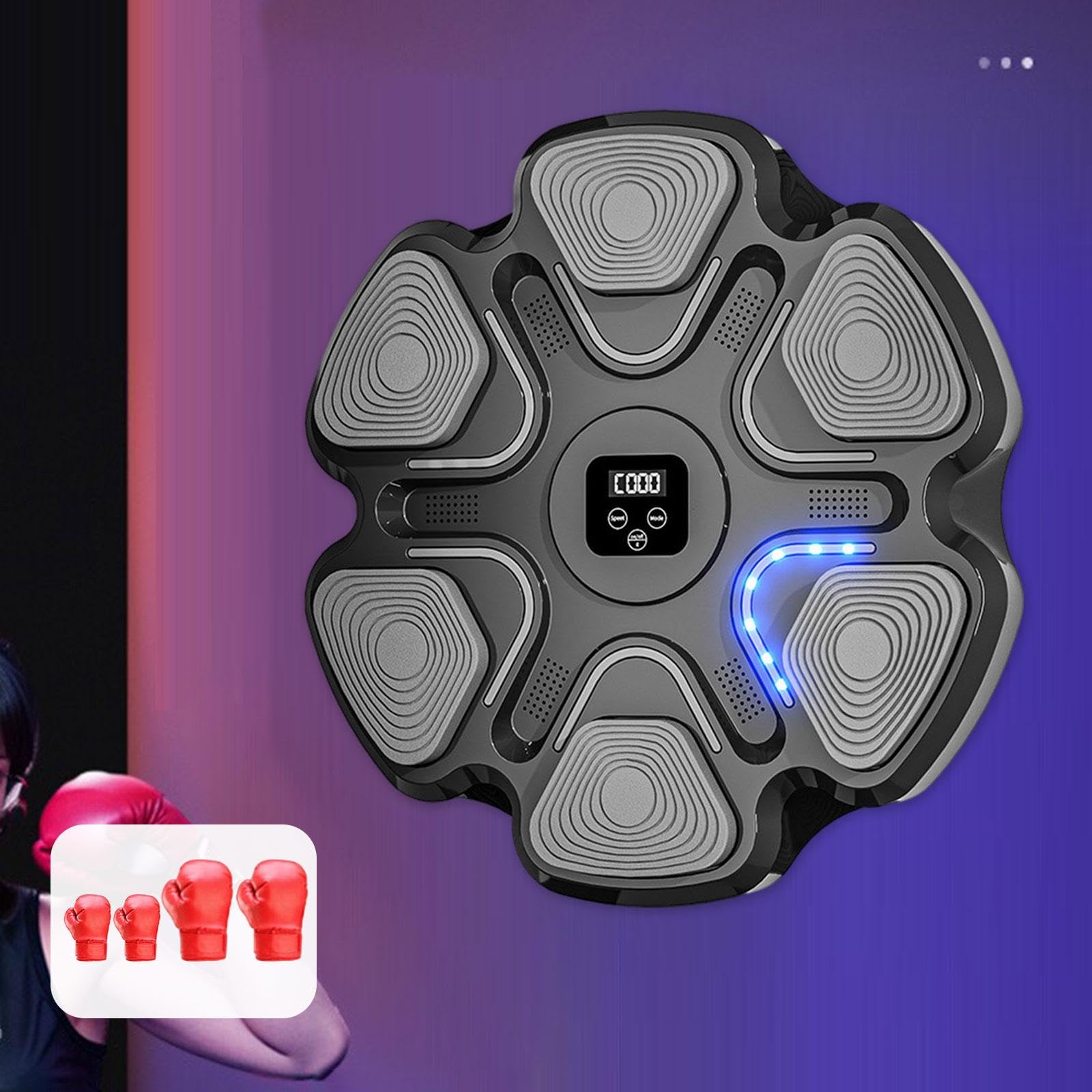 Macchina Elettronica per, Bersaglio Musicale per da Montare a Parete con Luce, Allenatore di, Dispositivo di Allenamento per per K