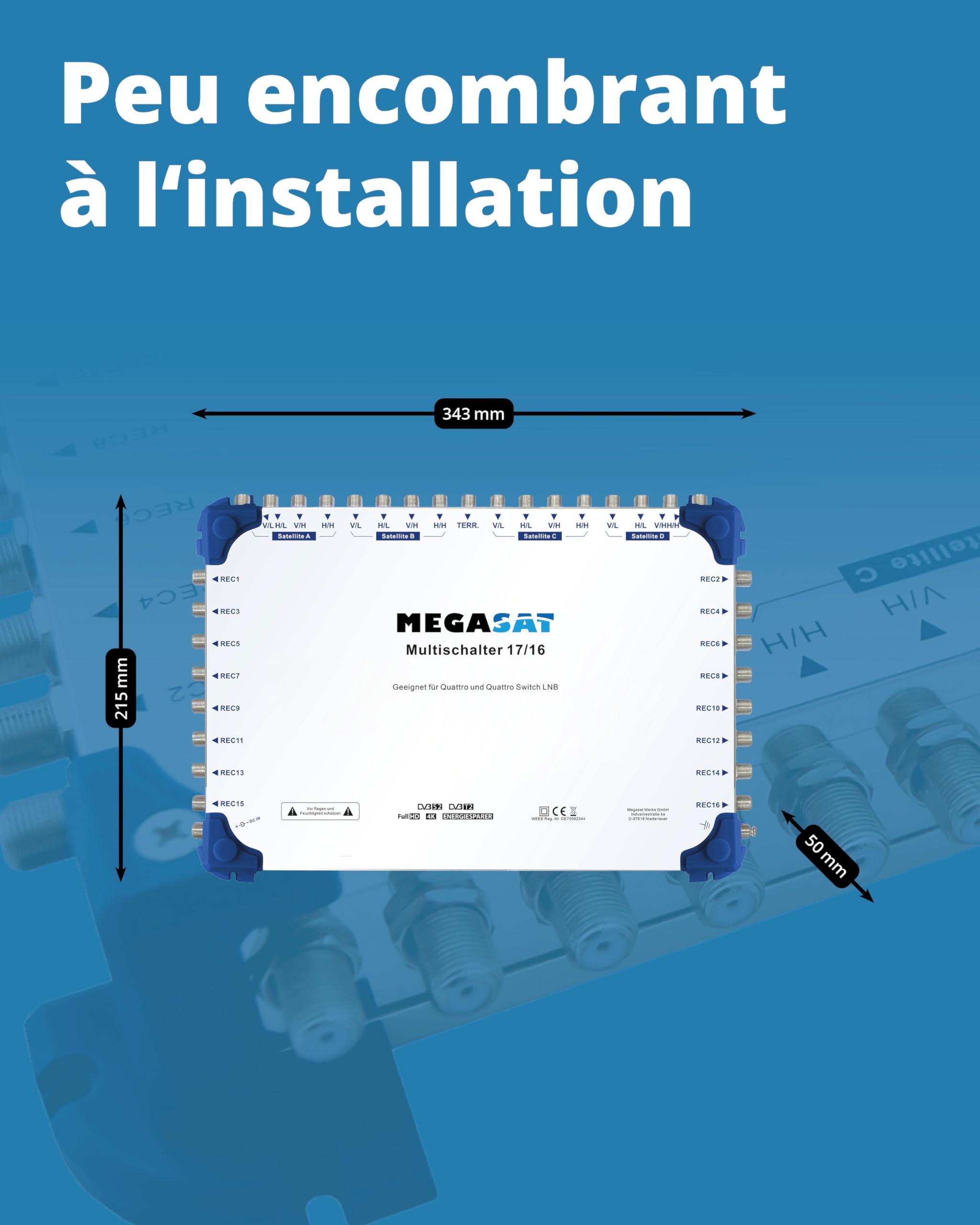 Megasat Multischalter 17/16