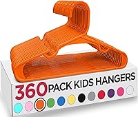 Vista 57 de Utopia Home Paquete de 60 perchas para niños, perchas de plástico de 11.5 pulgadas para armario, perchas para ropa y colgador infantil para armario