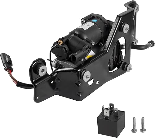 MOSTPLUS Airmatic - Bomba compresor de suspensión de aire con relé compatible con BMW X5 E70 X6 E71 E72 3720678938 37226775479