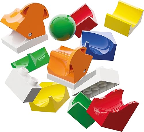 Miniatura 6 de Hubelino Juego de acción Switch – The Original – Juego de 43 piezas compatible con canicas Duplo – Fabricado en Alemania