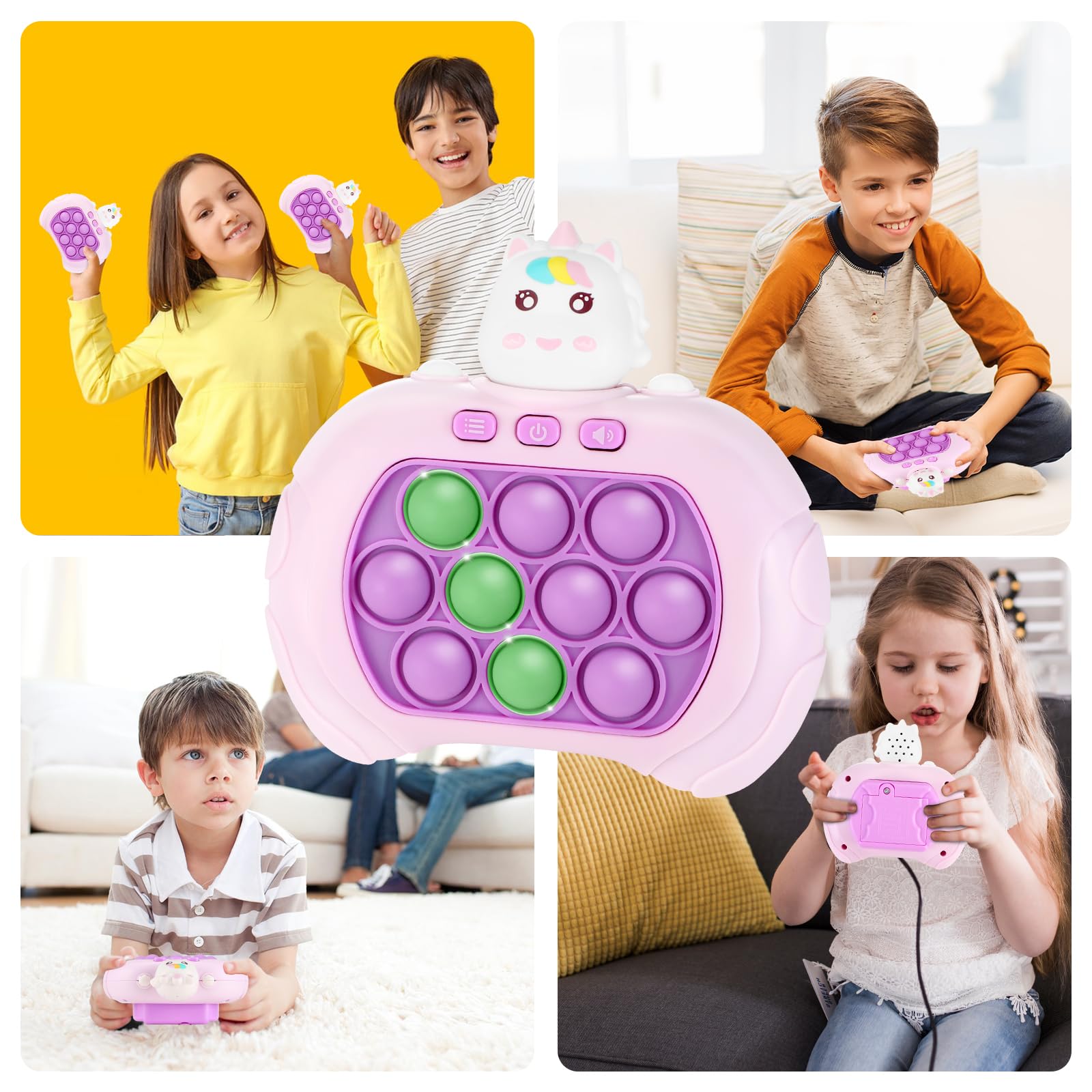 Consola de jogos Quick Push,Game Fidget Sensorial Mini Spinner Toy Para Consola de jogos Quick Push,Game Fidget Sensorial Mini Spinner Toy Para