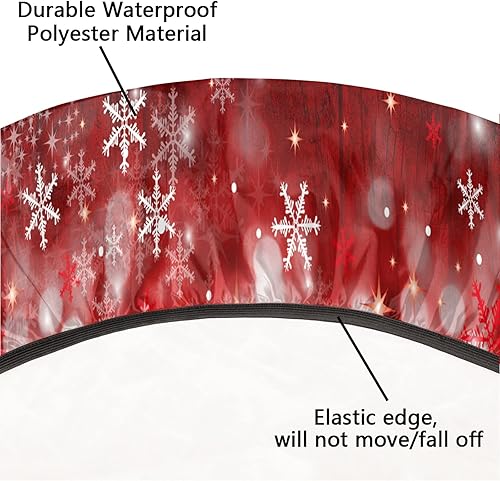 Vista 26 de cfpolar Mantel redondo ajustable de verano, hojas de palma tropical, borde elástico, mantel redondo lavable para uso en interiores y exteriores, se