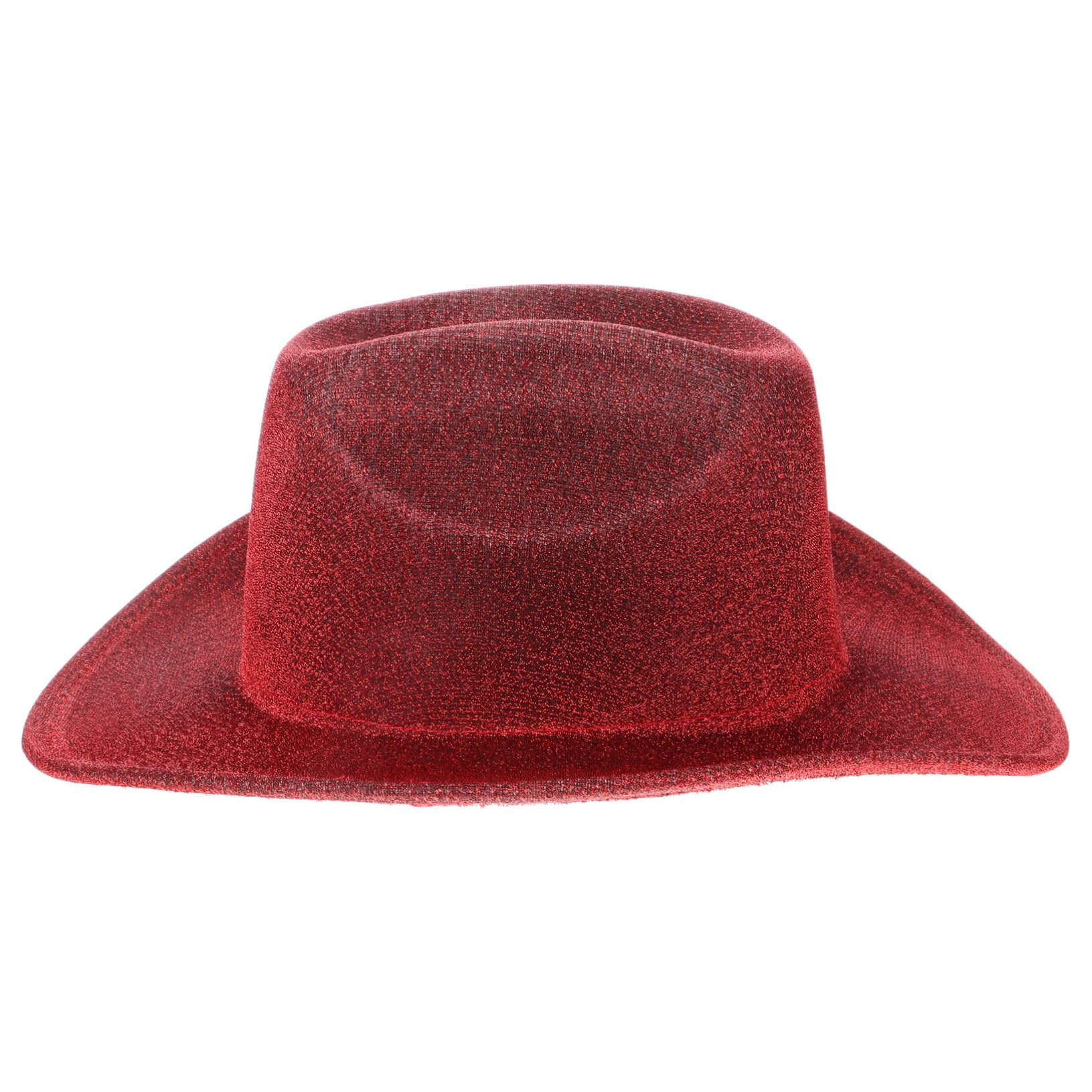 Healeved Cowboy Hat Men Western Cowboy Hat Men Cowgirl Party Decorations Cowgirl Costume Polyester Dark Red