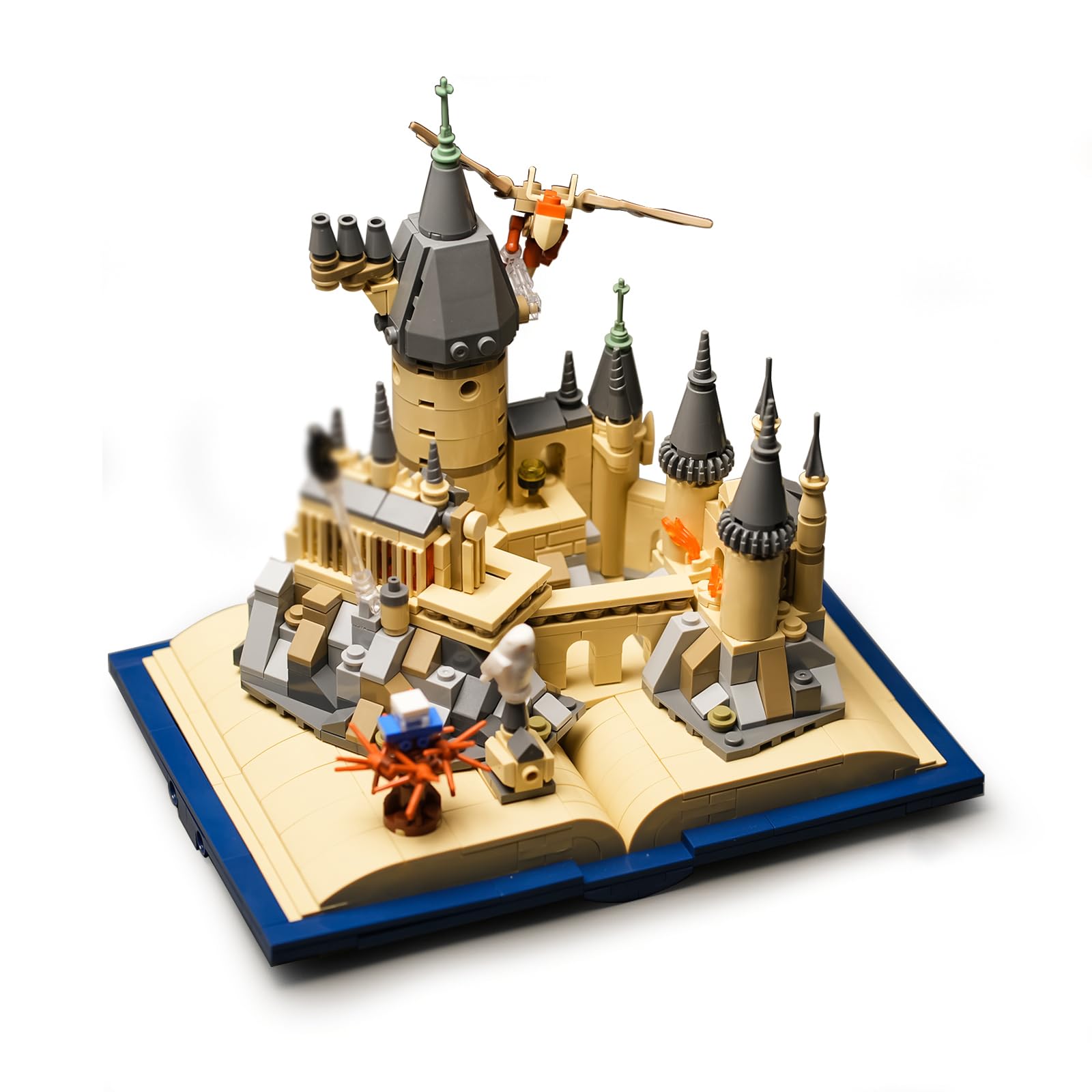Castle Book Building Set Compatible with Lego for Adults,Medieval House