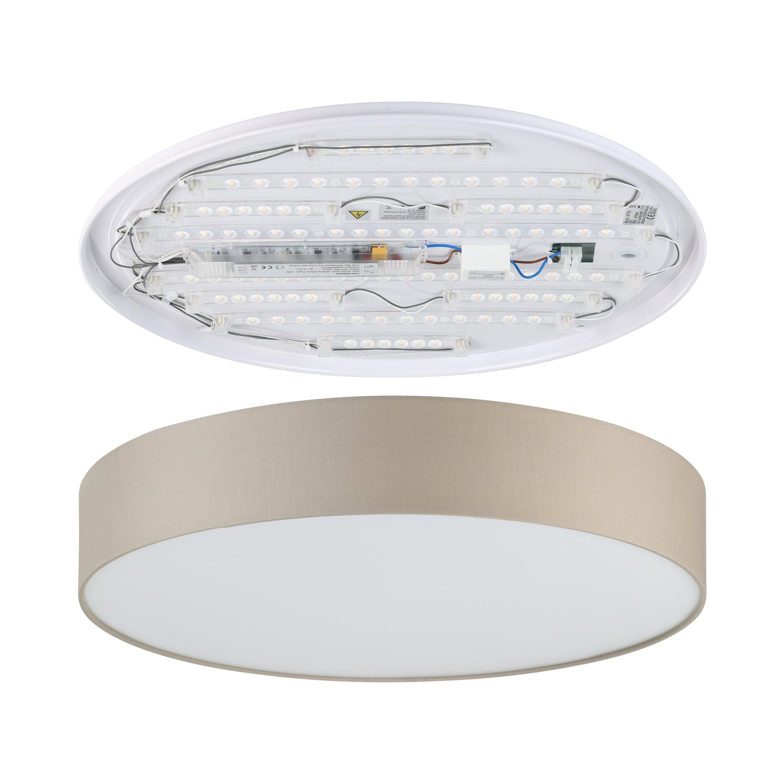 EGLO LED Deckenleuchte Romao 3, 1 flammige Deckenlampe aus Stahl