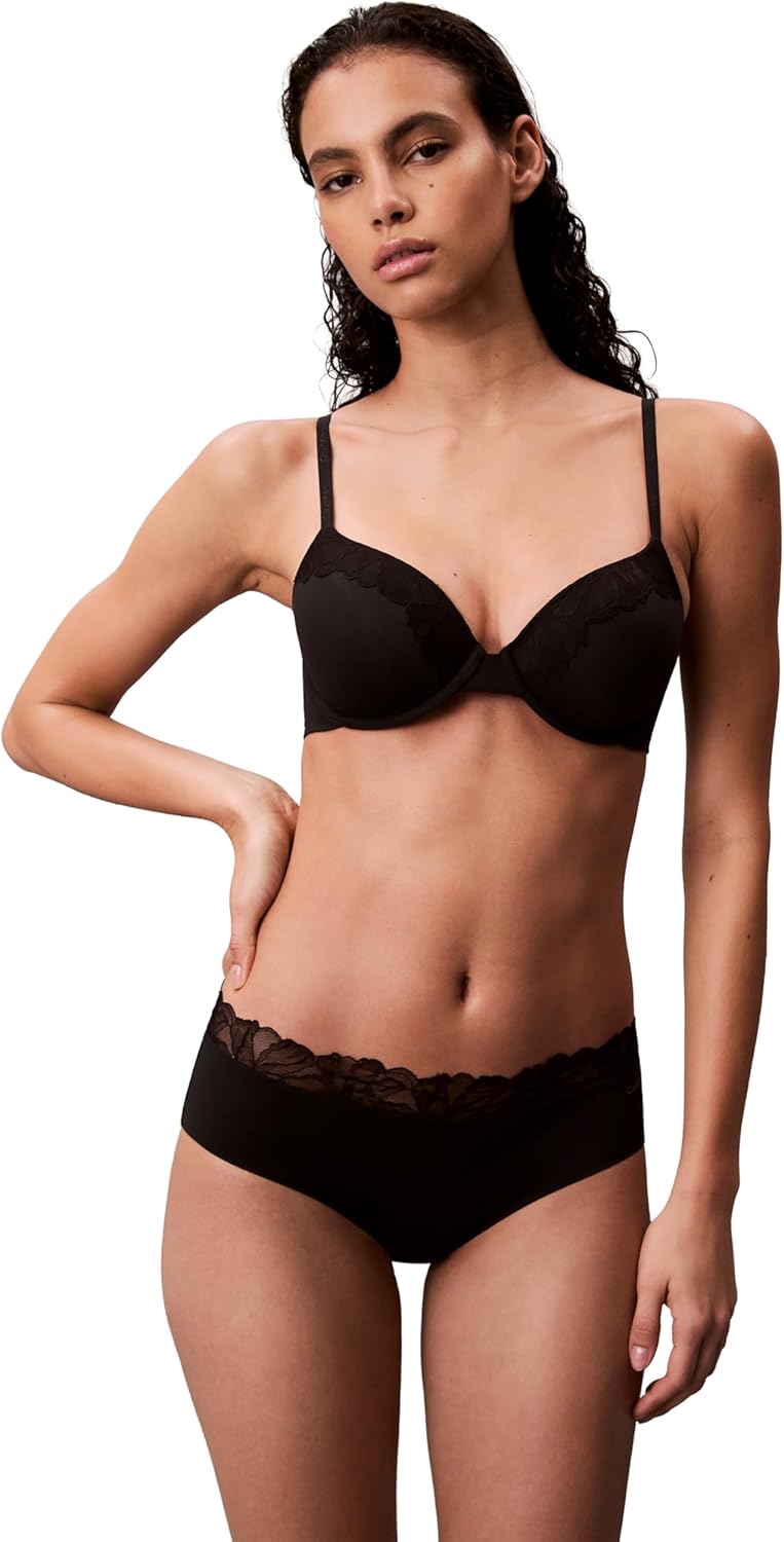 Calvin Klein Women's Perfectly Fit Lace Hipster - Image 3