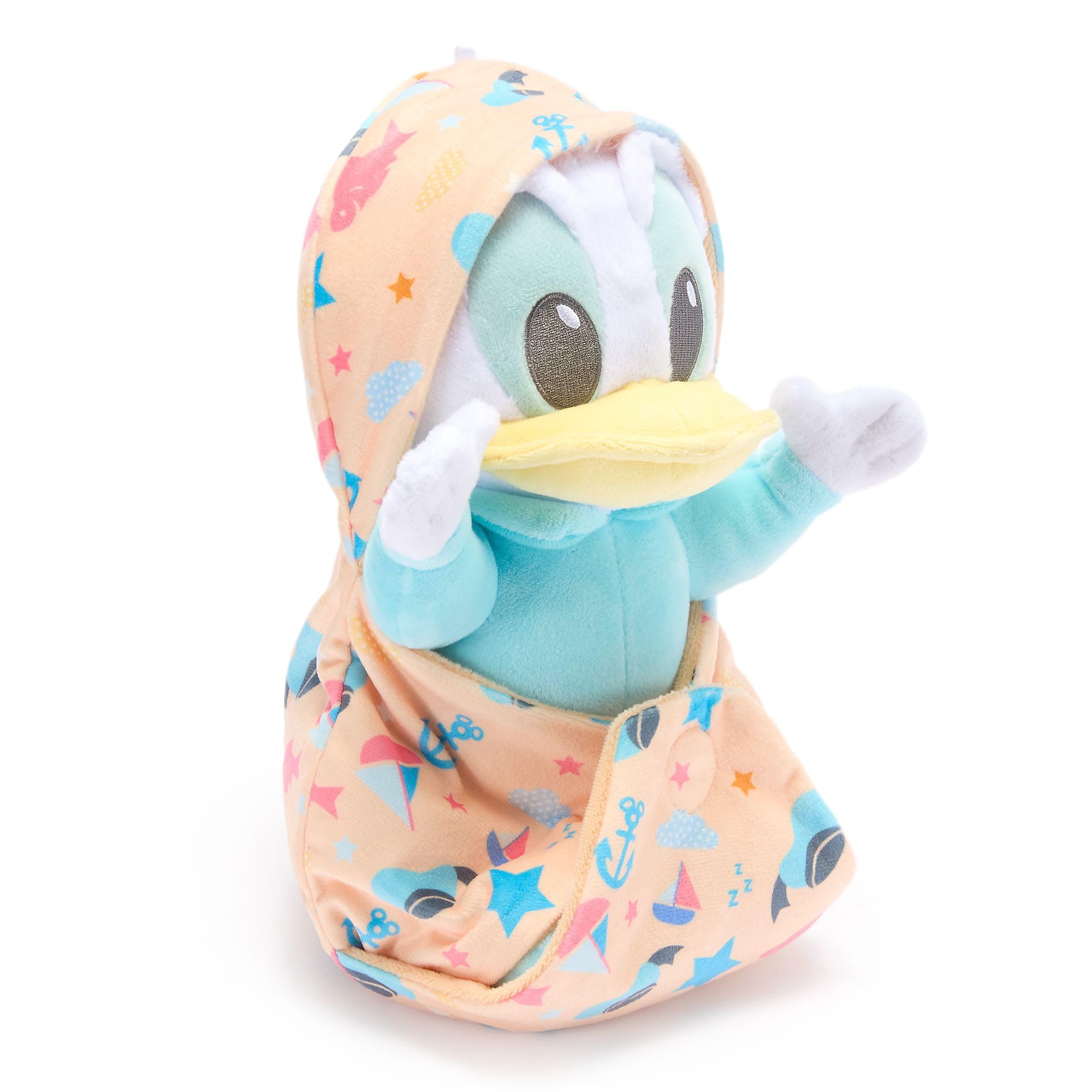 Disney Store Official Donald Duck Plush with Blanket Pouch โ Disney Babies 11" Soft Toy โ image 1