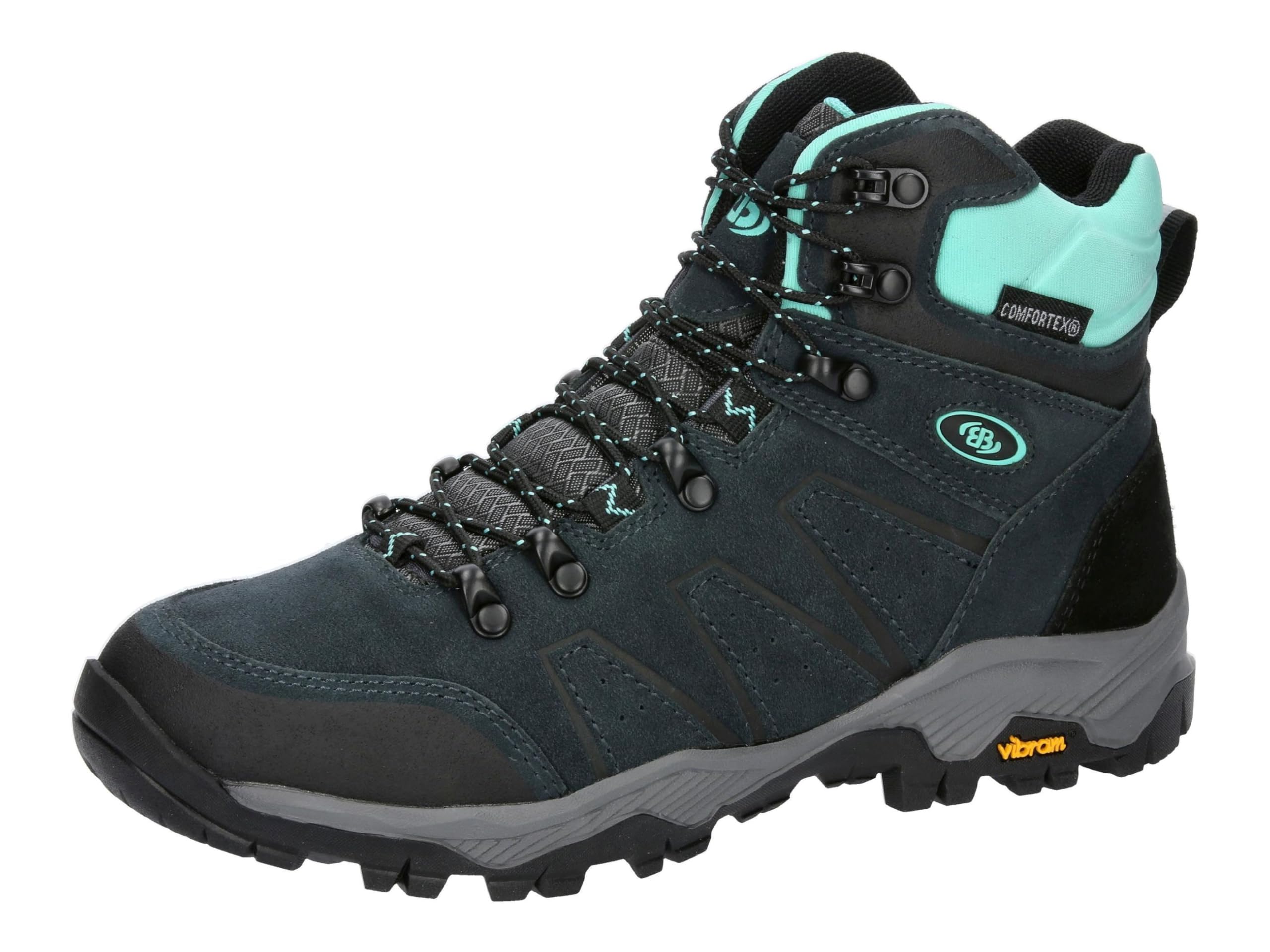 Brütting Women's Mount Princeton Trekking Boots, Petrol/Turquoise, 41 EU, Petrol Turquoise, 8.5 UK