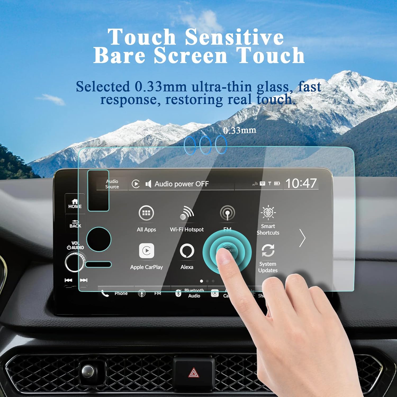 r ruiya 2023 acura integra screen protector car navigation screen protector acura integra 2023 for 2023 acura integra 9 touchscreen navigation temper