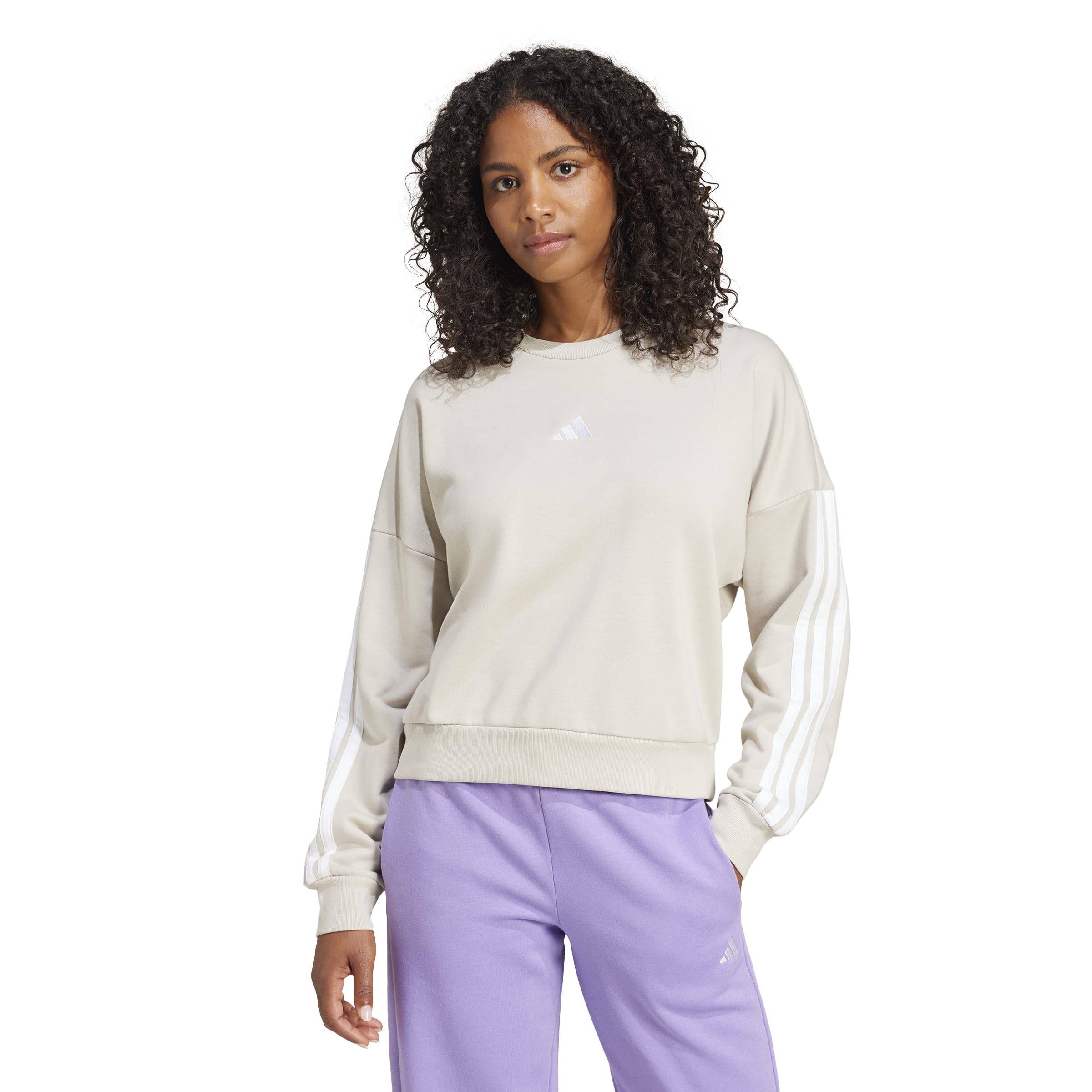 adidas Femme Essentials 3-Stripes French Terry Sweatshirt