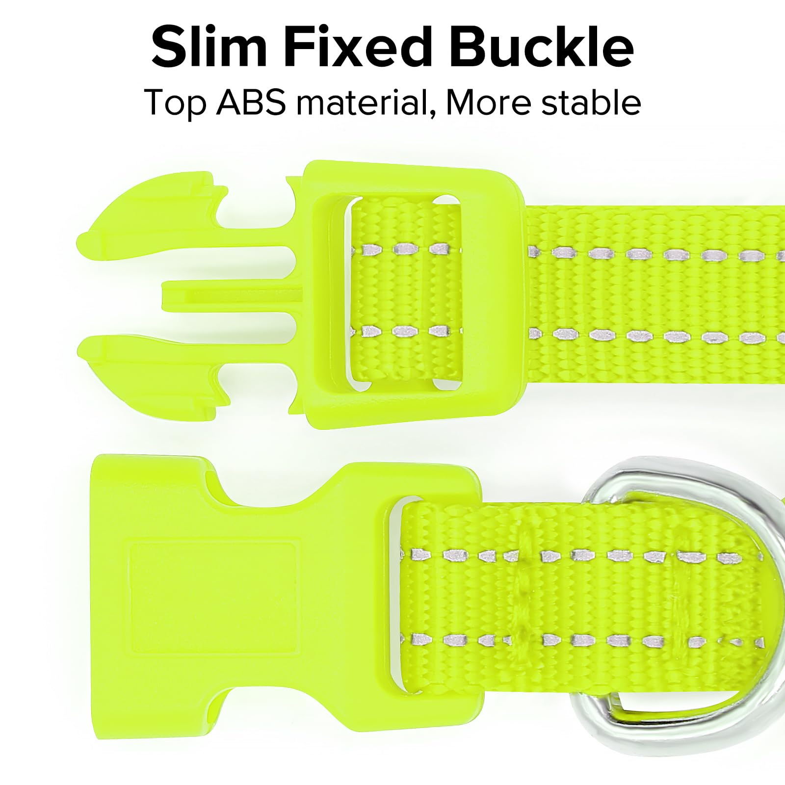 BSEEN Collar de Perro LED, Recargable por USB, Collar para Perros pequeños, Collar de Seguridad Brillante para Gatos con cincha de Nailon Ajustable de Alta Visibilidad para Perros y Gatos