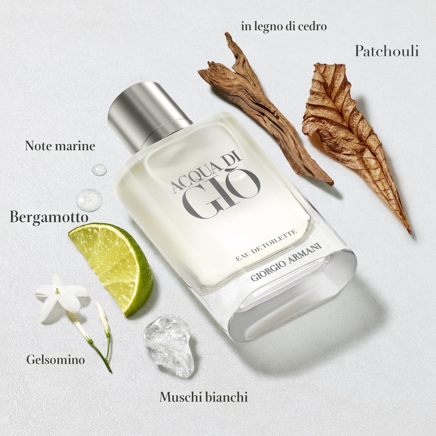Giorgio Armani Acqua di Gio Homme Eau de Toilette, Uomo, 100 ml