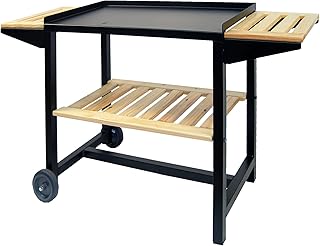 Imex El Zorro 71565 - Carro con bandejas de madera, 112 x 40 x 69 cm, color negro