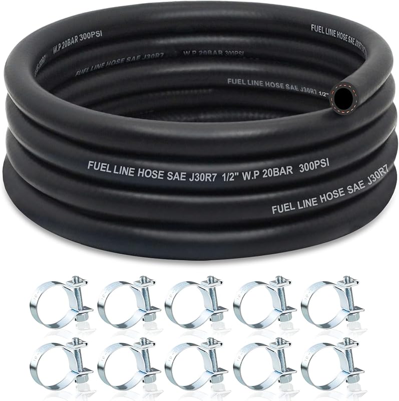 Mangueira de combustível trançada em nylon ZONBANG 12 mm x 20 mm – 3,05 m