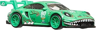 Hot Wheels Premium Car Culture Collectible Toy Car, 1:64 Scale Die-Cast Porsche 911 GT3 R, Race Day Vehicle with Real Riders Tires