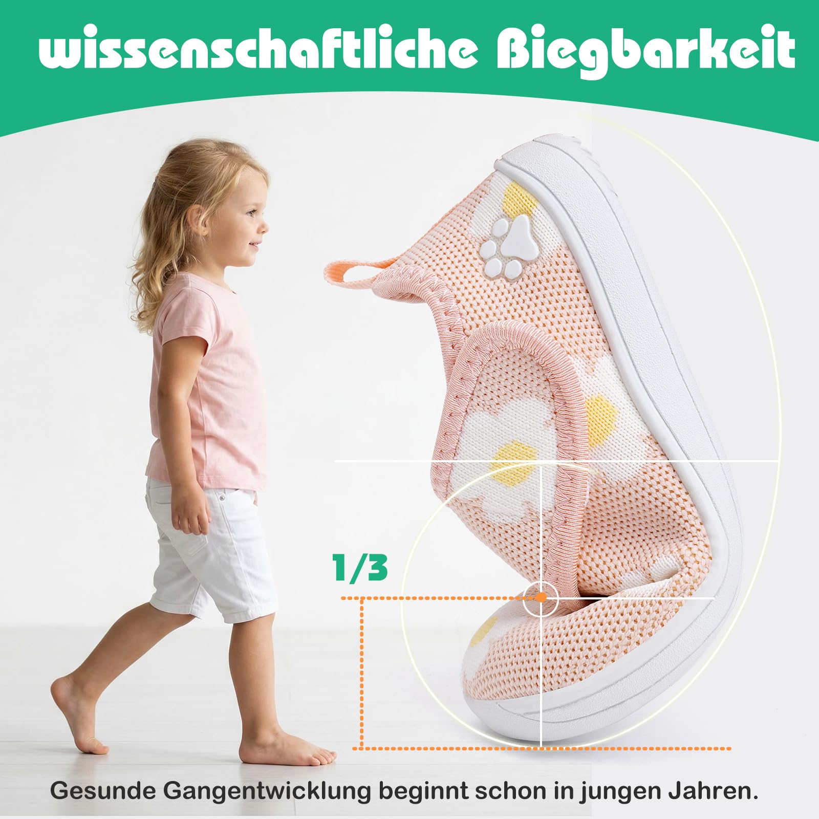 Barefoot Shoes - Scarpe per bambini, larghe a piedi nudi con caduta zero, per bambini e bambine, minimalisti, scarpe traspiranti