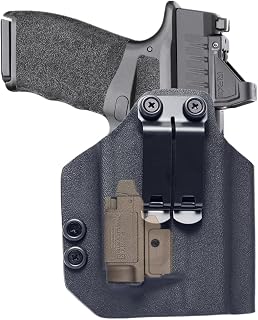 Kydex IWB Holster for Glock 19 45 Compatible with Olight PL Mini 3 Valkyrie Flashlight Light Concealed Carry