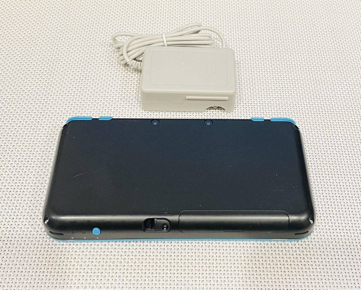 Amazon.co.jp: new2DSLL ブラックターコイズ 本体動作品 : ゲーム 