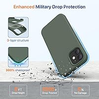Vista 937 de Miracase Funda diseñada para iPhone 13 Pro Max con protector de pantalla, [forro de microfibra suave antiarañazos], funda protectora de silicona