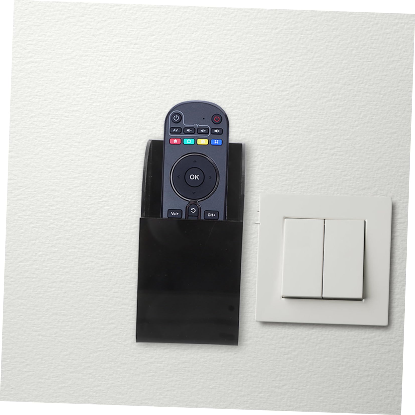 STOBOK 3pezzi Organizzatore Muro Per Telecomandi Portaoggetti Da Parete Supporto Per Controllo Remoto Design Compatto e Pratico Per Camera Da Letto e Soggiorno