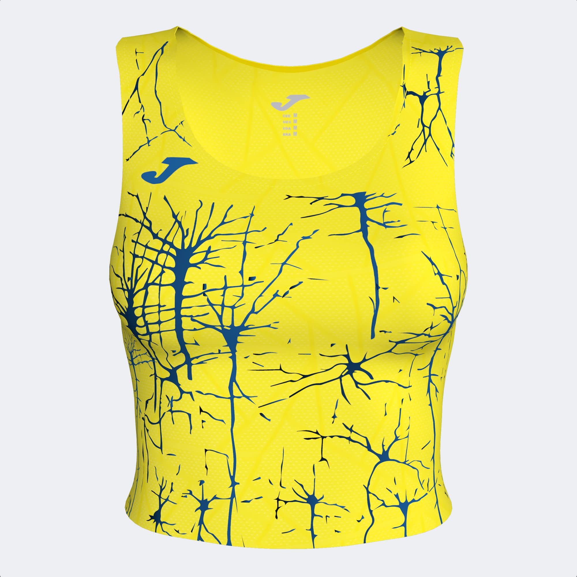 Joma Women's Elite Top Ix T-Shirt, Fluorescent Yellow, 4XS