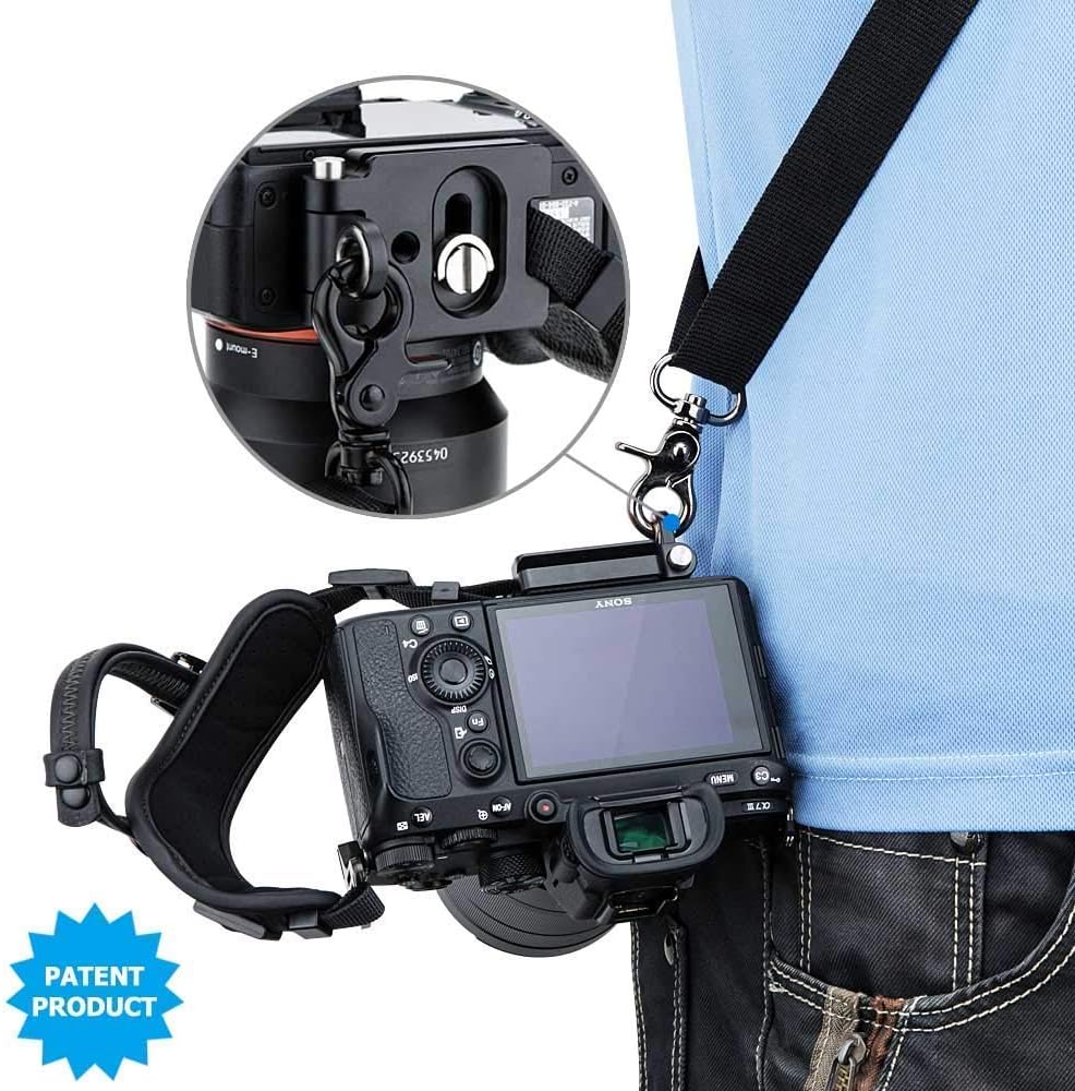 1+1 Z5 Z6 Z7 Z6II Z7II Accessories Bundle : Camera Eyecup Eyepiece + Camera Hand Grip Strap for Nikon Z5 Z6 Z7 Z6II Z7II
