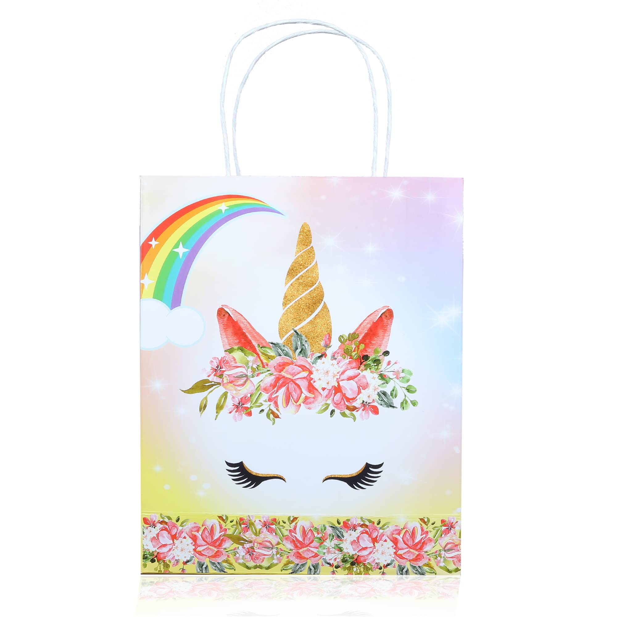 Prakruthi Pulp Art Paper Unicorn Theme For Kids Birthday Party, Baby Shower Presents, Return Gifts Bag- 8"X10"X3" (Wxhxg)-Pack Of 10,Multi (B097RHXVF1) Amazon Price History, Amazon Price Tracker