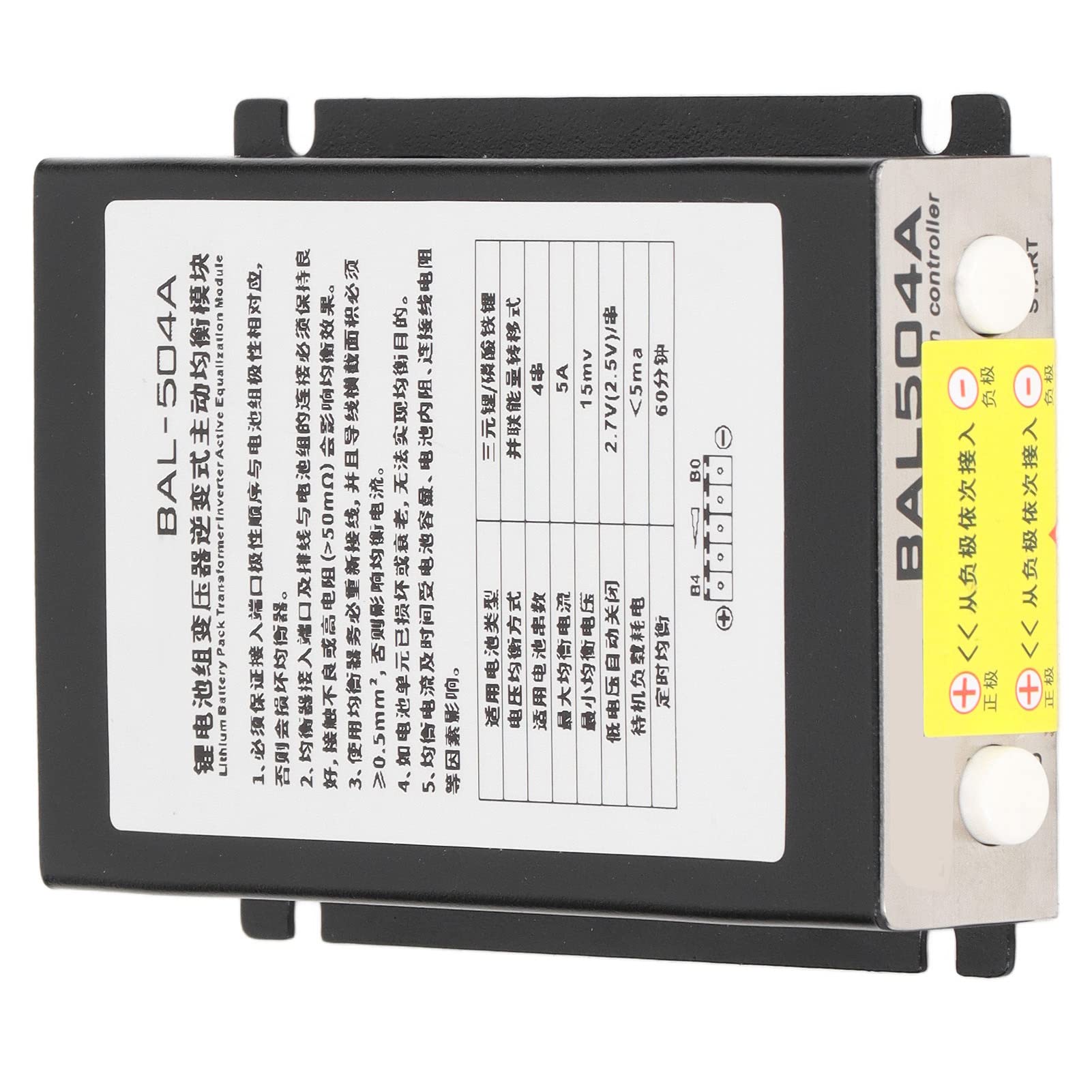 Equalizzatore Attivo della Batteria, Bilanciamento della Tensione Cella 5A 4S con Impedenza Dinamica Ultra Bassa Ed Equilibrio Automatico, per Litio Ternario e Batteria LFP
