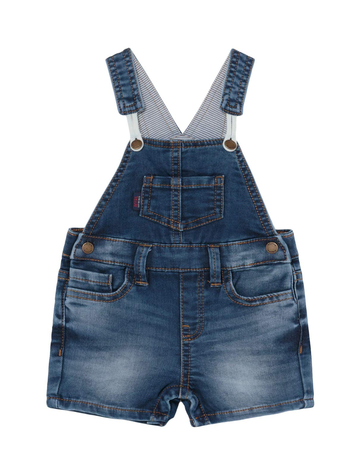 Mayoral Salopette Corto Soft Jeans per Bimbo 1664, Jeans