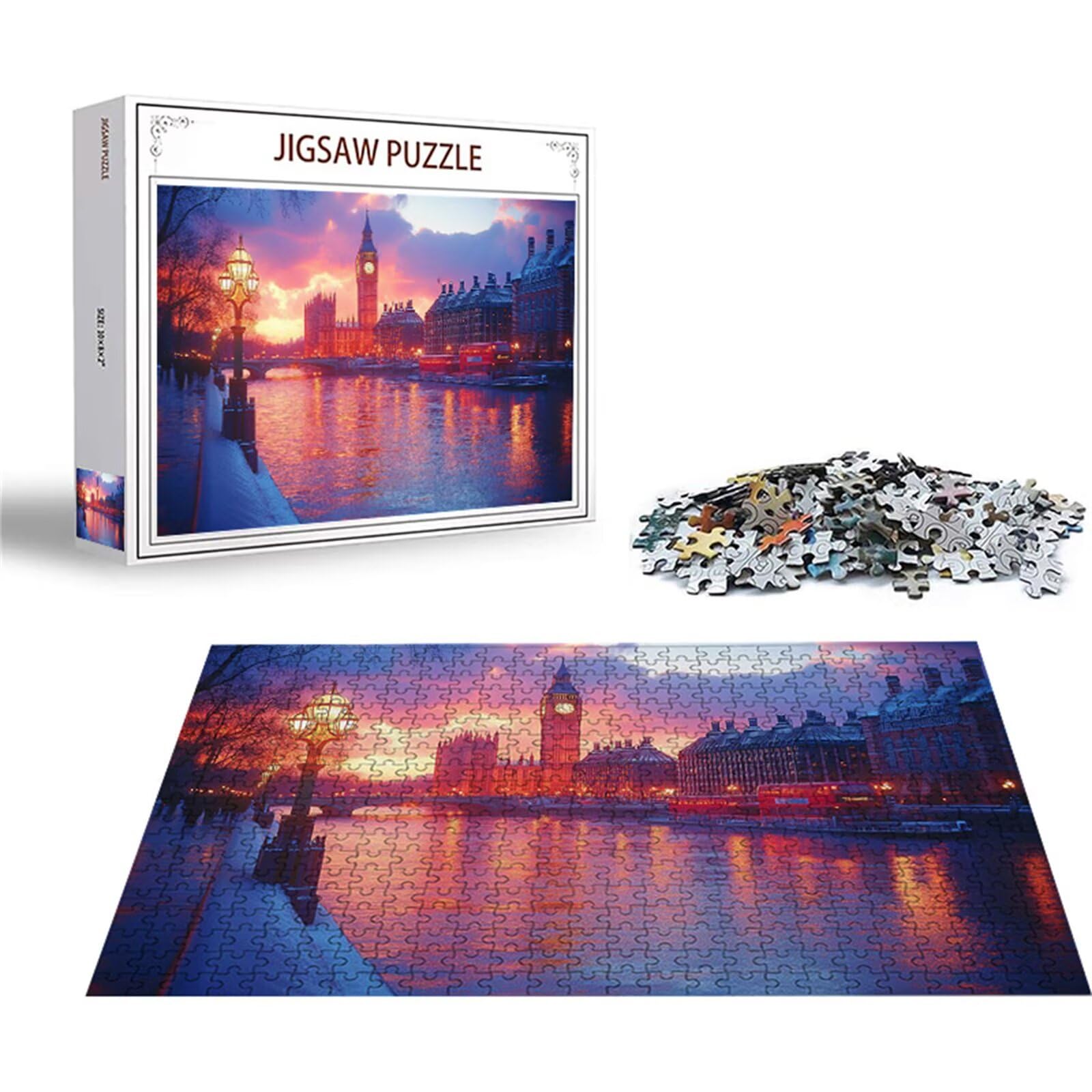 Puzzle 2000 sztuk układanki miejskie krajobraz drewniane układanki, klasyczne dla dorosłych diY gra wyzwanie idealnie pasują do swoich liter z tyłu Wysokiej jakości układanki dla dzieci dorosłych wiek