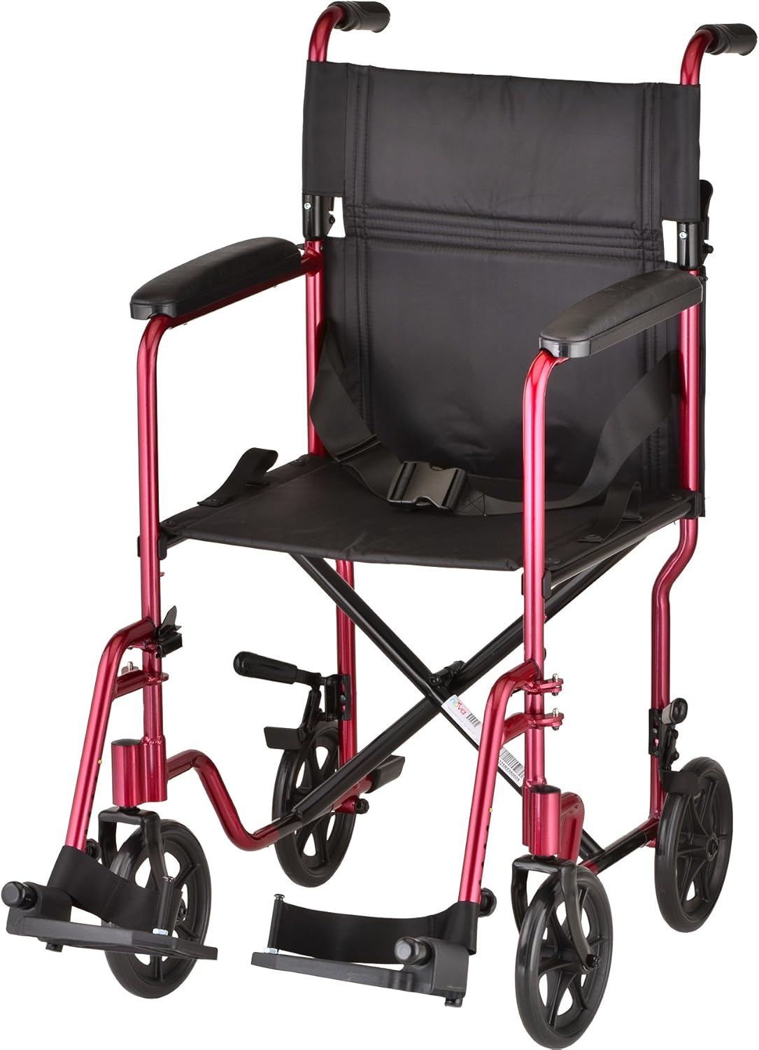 NOVA Medical Products 19" Lightweight Transport/Wheelchair, Blue : Health & Household