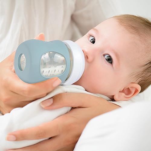 Miniatura 6 de Paquete de 3 fundas de silicona para botella natural Philips Avent, soporte de biberones de silicona de grado alimenticio antiroturas, compatible