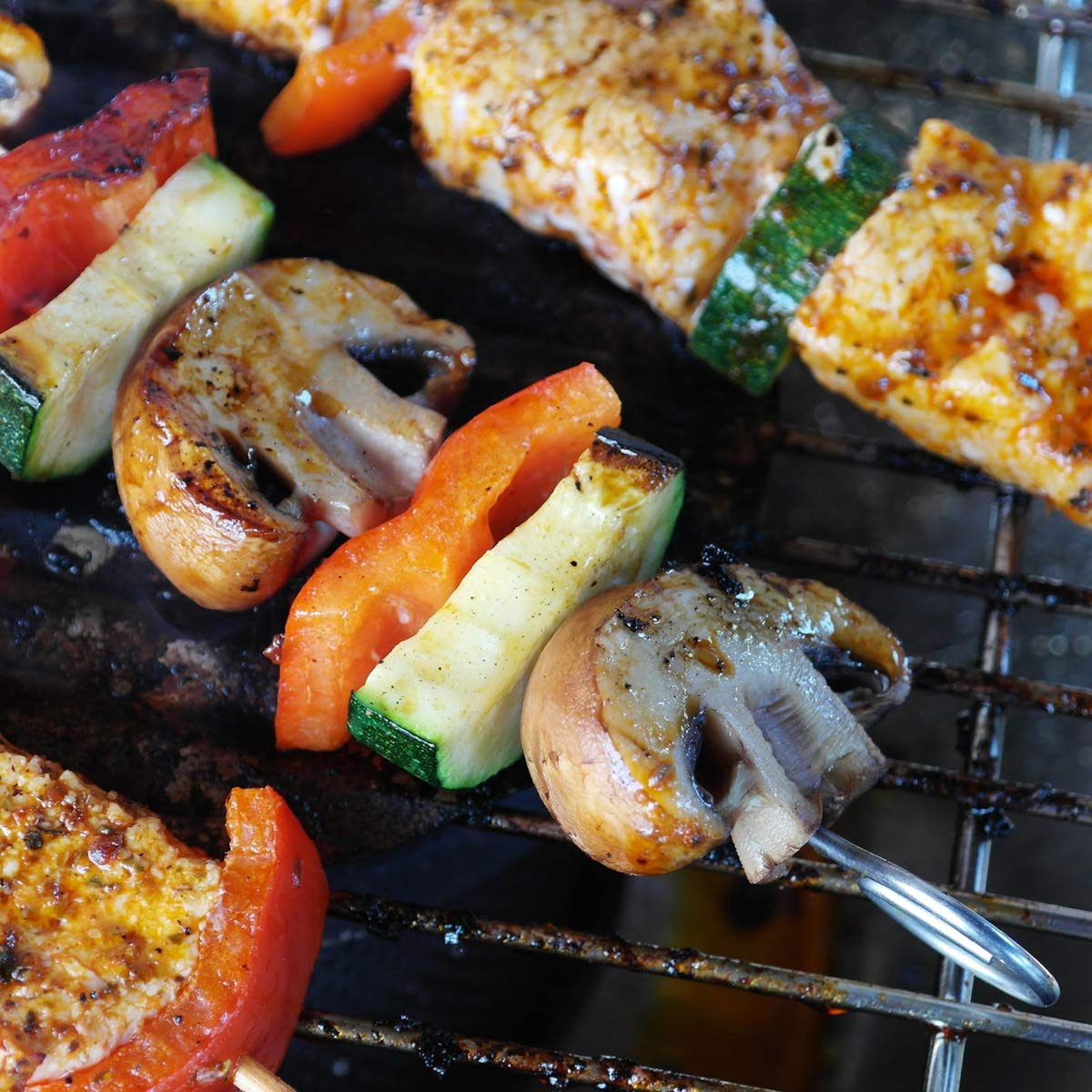 Set 25 Spiedini Da Barbecue In Acciaio Inox 30,8 Cm | Riutilizzabili Per Kebab E Griglia