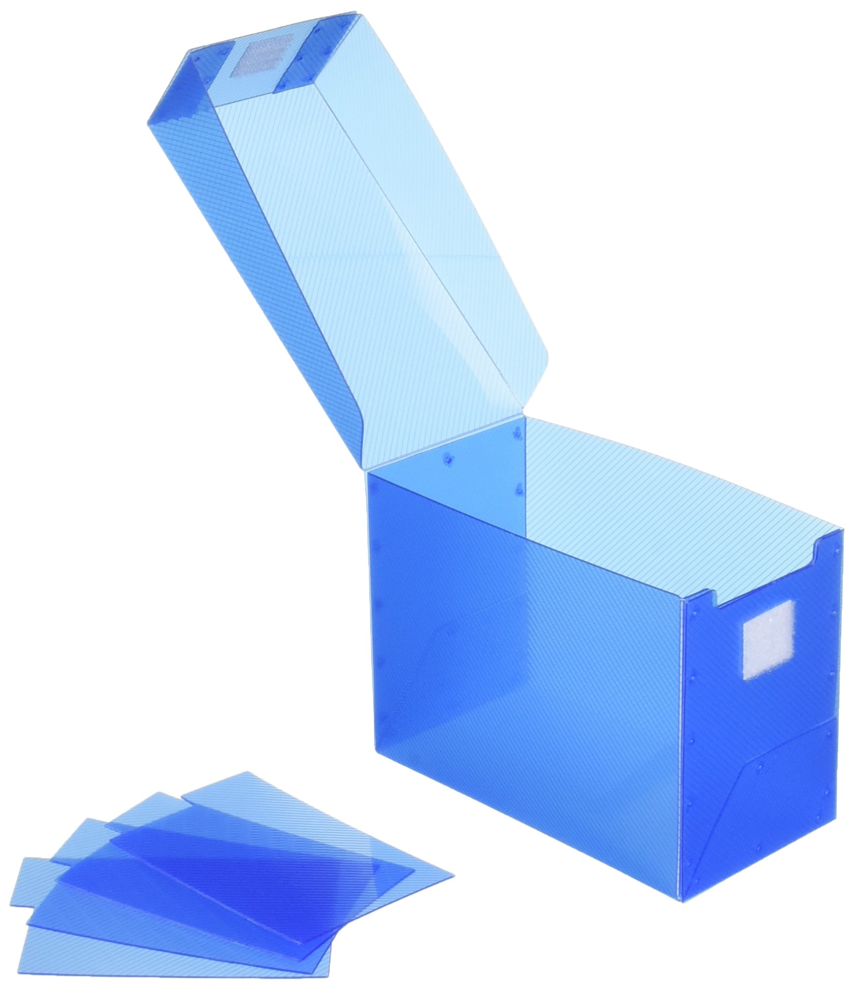 Amazon | ホビーベース CAC デッキケース大/ハードL/ブルー CAC-CSD22