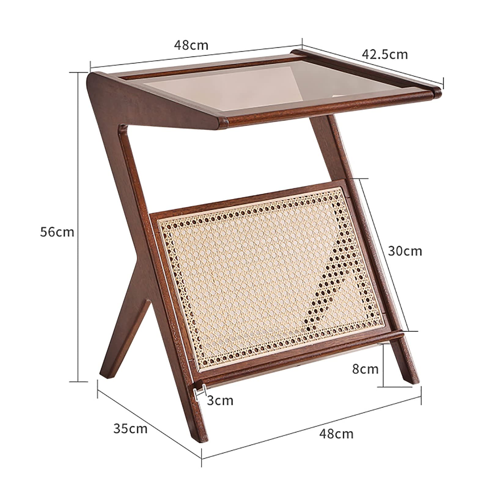 Amazon｜ソファテーブル、Zタイプソファサイドテーブル、コーヒー