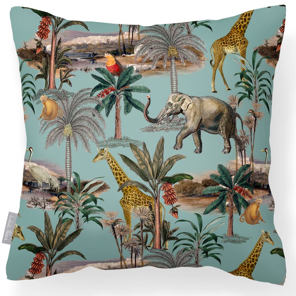 Izabela Peters Blue Surf Outdoor Cushions Waterproof, 43 Cm, Filled Outdoor Cushion, Safari Voyage - Garden Furniture Cushions, Outdoor Seat Cushions, Garden Chair Cushions