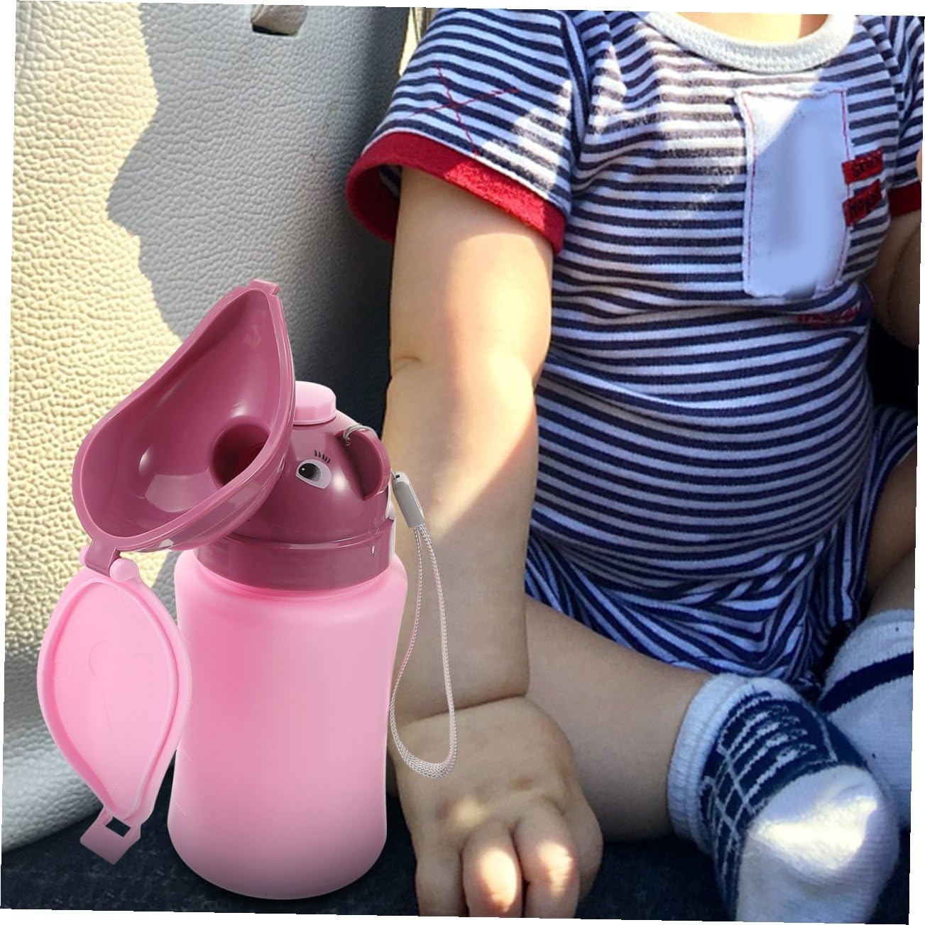 Portable Potty for Toddlers Emergency Travel Pee Bottle for Boys and Girls Compact Urinal for Car Rides Outdoor Adventures Safe Material for Nighttime Independence