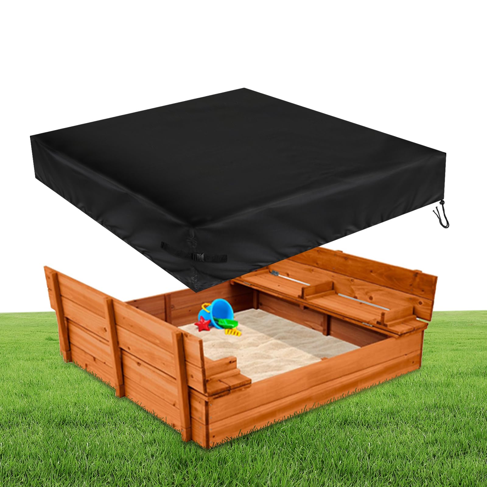 Amazon.com: Fizentia Sandbox Cover,500D Waterproof Outdoor Square
